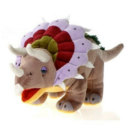Fiesta Toys Brown Triceratops Plush Small Dinosaur 15'' Inch My Dino Pet Pillow - Walmart.com