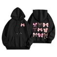 thumbnail image 1 of Sweatshirts For Teen Girls Long Sleeve Letter Print Casual Graphic Hoodies Drawstring Pullover Cute Oversized Hoodie, 1 of 5