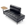 thumbnail image 5 of FFZ 55 inch Modern End of Bed Bench, Faux Leather with Swivel Tray, Black, 5 of 8
