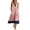 Pink, variant on Women's Cotton V-Neck Sleeveless Midi Dresses Casual Tiered Swing Dress with Pockets for Summer Beach Vacation