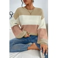 thumbnail image 5 of Ushdele Flirty Dusty Pink Block Sweater - Style Meets Comfort!, 5 of 8