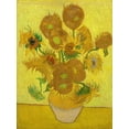 thumbnail image 2 of Van Gogh, Vincent 15x18 Black Ornate Wood Framed with Double Matting Museum Art Print Titled - Sunflowers, 2 of 4