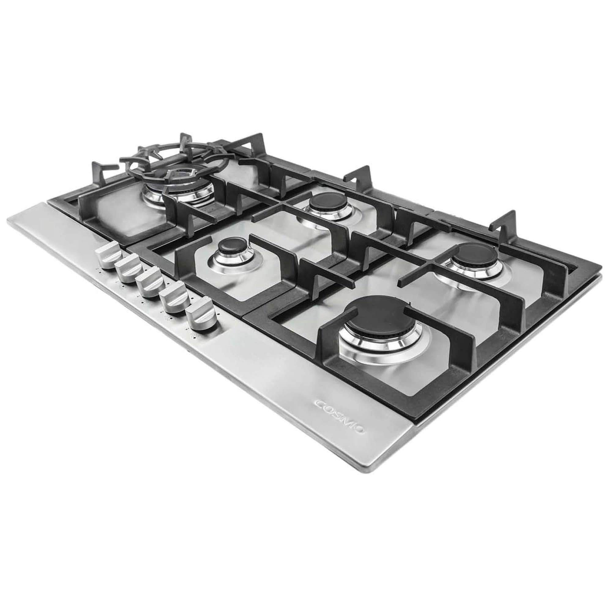 30 in. Gas Cooktop in Stainless Steel with 5 Sealed Brass Burners