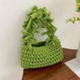 thumbnail image 4 of Bolsas De Hombro Bolsa Mujer Bolsa Casual Tejido Axila Elegante Verano Compras Verde Ndcxsfigh Para Estrenar, 4 of 6