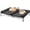 Waterproof-Black, variant on Elevated Dog Bed for Two Dogs, Cooling Raised Dog Bed with Removable Waterproof Bolster Mat, 59" x 37.5" Double Dog Bed, Outdoor & Indoor Pet Cot with Breathable Mesh, Non-Slip Feet, Grey
