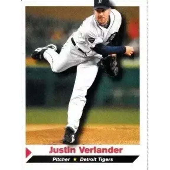 Justin Verlander Detroit Tigers 2011 Sports Illustrated for Kids card