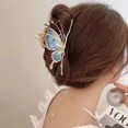 thumbnail image 5 of Travelwant Large Metal Hair Claw Clips, Butterfly Lady Thick Hair Barrette, Non-slip Hair Jaw Clamp Clips, Hairpins Thick Hair Accessories for Women Lady Girls, 5 of 8
