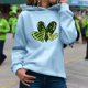 thumbnail image 2 of WILLBEST Sudadera de Mujer, Moda Femenina, Día de San Patricio, Temática Verde, con Estampado, Bolsillo, Manga Larga, con Capucha, Top, Sudadera 1613 Grande, 2 of 4