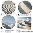 thumbnail image 3 of Designart "Vision Of Solitude Among Desert Dunes" Coastal Waves Floater Framed Canvas Wall Art, 3 of 5