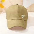 thumbnail image 2 of Gsakboxl Sun Hats for Women Women Heart Embroidered Distressed Baseball Cap, Adjustable Cotton Dad Hat for Casual Daily and Outdoor Sun Protection, 2 of 5
