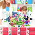 thumbnail image 2 of LANNEY Flower Garden Building Toys, 136Pcs Toy Gifts for 3 4 5 6 Years Old Girls, 2 of 5