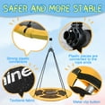 thumbnail image 3 of PRINIC 43" Saucer Tree Swing for Kids, Waterproof Flying Saucer Swing for indoor/playground Textilene fabric seat & Stainless steel frame, 3 of 10