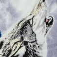 thumbnail image 3 of Howling Wolf (Black) Necktie Mens Tie, 3 of 3