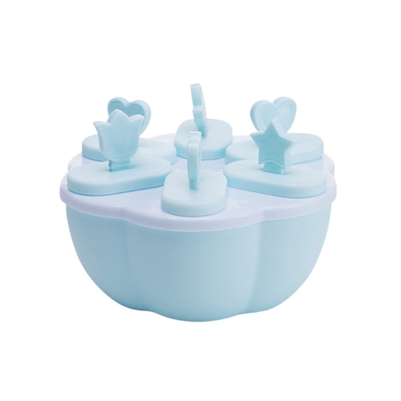 OAVQHLG3B 2022 New Homemade Popsicle Mold Box With Base With Handle 8 Popsicle Box Ice Cream Mold Ice Box