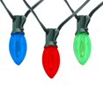 thumbnail image 1 of 25 C9 VINTAGE LOOK SUPERBRIGHT LED LIGHTS,SCREW-IN BULBS,IND/OUT,GREEN WIRE,MULTICOLOUR, 1 of 3