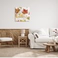 thumbnail image 4 of Stupell Industries French Country Thankful Fall Leaves Canvas Art, 24 x 24, by Carol Robinson, 4 of 8