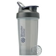 thumbnail image 2 of BlenderBottle Strada Shaker Bottle, 24 oz, Tritan Plastic, Leakproof Flip Cap, Wire Whisk Ball, BPA-Free, Clear/Grey, 2 of 3