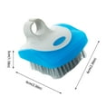 thumbnail image 4 of Huayishang Kitchen Cleaning Utensils, Kitchen Essentials Clearance Sale 2Pcs Vegetable Brush Potato Brush Scrubber Veggie Cleaning Brush Food Flexible Bristles Kitchen Brush for Food, 4 of 8