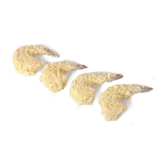 King and Prince Mrs.Fridays Breaded Round Shrimp - U/15, 2.5 Pound - 6 per case.