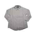 thumbnail image 3 of French Toast School Uniform Boys Button Down Long Sleeve Oxford Dress Shirt, 34123 Light blue / 5, 3 of 7