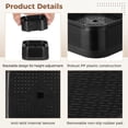 thumbnail image 4 of 4 Pcs Adjustable Furniture Risers, 1.38" Stackable Desk Leg Risers, Non-Slip Square Bed Lifters, Heavy Duty Table Sofa Raising Blocks for Chair, Couch, Washing Machine, 4 of 6