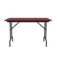 thumbnail image 2 of Correll Cf3048Px-35 .75 Inch High-Pressure Top Folding Tables - Fixed Height - Red, 2 of 4
