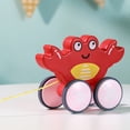 thumbnail image 2 of DPTALR Children's Drag Toy Driver Pull Rope To Pull Animal Car Educational Toys, 2 of 3