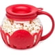 thumbnail image 1 of MicroPop Popcorn Popper, cristal, tapa 3 en 1, apto para lavavajillas, tamaño de bocadillo de 1,5 cuartos, color rojo, 1 of 3