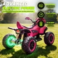 thumbnail image 5 of 24V Dinosaur Kids Ride On Car, 2 Seater Power Ride On Toy for Kids with Remote Control, Bluetooth, USB, 4-Wheel Suspension, Dinosaur Electric Toy Car for Boys and Girls Ages 3-8, 5 of 8