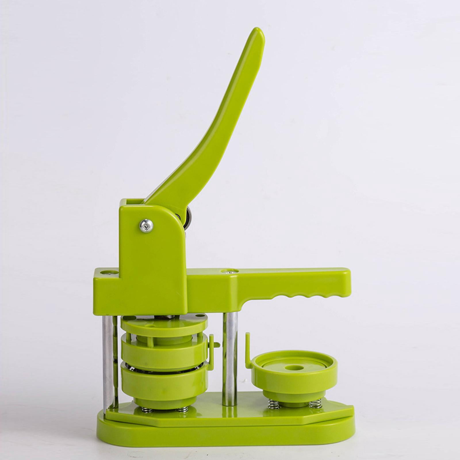 Badge Button Maker Machine w/ Die Set Making Pin Button Press Cutter Circle Button Badge Machine Badge Button Making 37mm