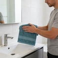 thumbnail image 4 of Fufafayo Unisex Face Towel, 30 X 13 Inches Extra-Thick Absorbent Cotton Towel for Bathing Drying Wiping Hair, Soft Bath Towel for Gym Spa Travel, 4 of 6