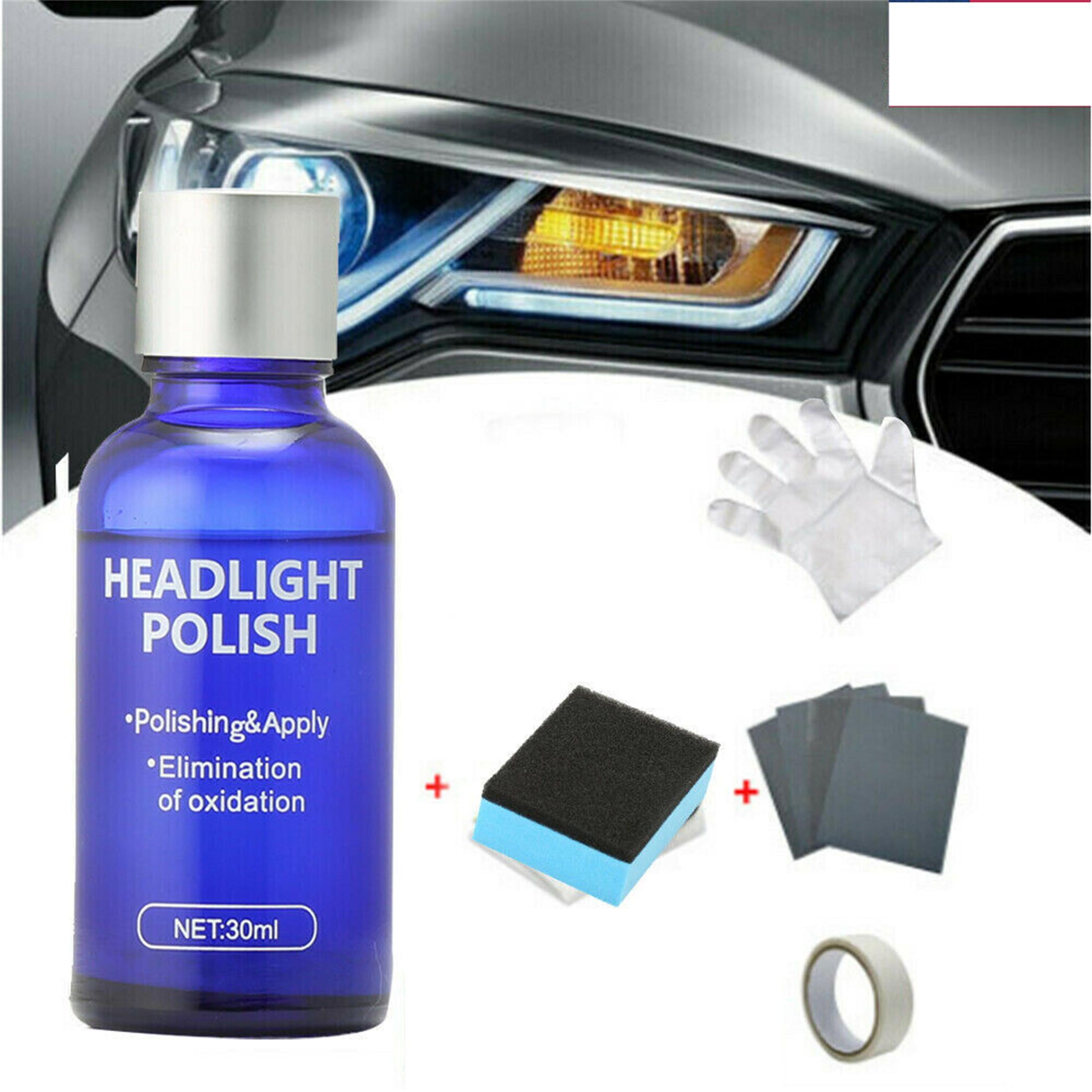 Geartronics 9H Headlight Car Cover Len Restorer Repair Liquid Polish Cleaner Accessories