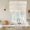 Beige, variant on Brown Wood Grain Tie Up Curtains for Windows, Adjustable Balloon Window Shades, Ombre Rustic Retro Wooden Plank Kitchen Window Treatments Farmhouse Short Curtains with Rod Pocket 42"x45"