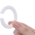 thumbnail image 3 of Anillo reductor de pantalla de lámpara E27 a E14, paquete de 10 adaptador de portalámparas Anillo convertidor Reductor Accesorio de reemplazo de accesorios de iluminación, blanco, 3 of 5