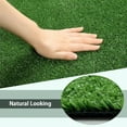thumbnail image 4 of FREADEM Artificial Grass Rug 4' x 6' Artificial Turf Fake Faux Grass Mat with Drainage Holes Indoor Outdoor Synthetic Turfs for Garden Lawn Landscape Entryway Balcony Decoration, 4 of 9