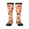 thumbnail image 2 of Lsque Cups of Tea Printed Crew Socks Men's Women's LightWeight Thin Casual Calf Socks ,Knee High Socks,Cotton Socks, 2 of 9