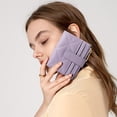 thumbnail image 3 of FALAN MULE Small Wallets Woman Leather Bifold RFID Blocking Card Holder With Zipper Coin Pocket, 3 of 6