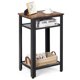 thumbnail image 1 of Mesita industrial Costway con Pies regulables mueble de madera con estructura de metal tamaño 45 x 35 x 75 cm, 1 of 6