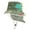 Green, variant on UPF 50 Kids Sun Hat with Adjustable Chin Strap Wide Brim Toddler Bucket Hat for Beach Summer Play Outdoor Activities
