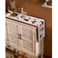 thumbnail image 4 of Christmas Snowflake Elk Tree Christmas Home Decor Table Runner Wedding Decoration Tablecloth Kitchen Table Runners, 4 of 4