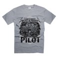 thumbnail image 5 of Mens Pilot T-shirt Pilot Patriotic T-Shirt Pilot Title Inherited Shirt Pilot Birthday Christmas Tee, 5 of 6