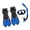 Blue-S M, variant on Swim Facials Glasses Diving Face Cover 180 Degree Panoramic Snorkels Goggles for Scubas Diving Snorkeling Freediving Swimming