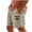 A Beige, variant on Men's Dungarees New Belted Wyoming Cargo Short Men Shorts Cargo Men Casual Print Pocket Elastic Waist Straight Half Shorts Pants Sport Pants Black XL