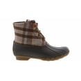 thumbnail image 2 of Sperry Saltwater Wool Plaid Duck Boot | STS85517 Brown, 2 of 6