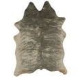 thumbnail image 1 of Faux Cowhide Mini Grey Mix Accent Rug, 1 of 6
