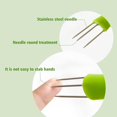 thumbnail image 4 of Fork Pack Tool Sets Fork For The Jar Kitchen Fork 304 Stainless Gifts Suitable For Olives Green, 4 of 8