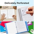 thumbnail image 4 of Spiral-bound notebooks with grid paper, 12 notebooks per pack, 70 sheets (140 pages), 8 x 10-1/2 inches, 4x4 grid spiral binding, suitable for schools., 4 of 9
