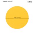 thumbnail image 2 of Uxcell 12" Round Plant Coasters Felt Pad Mat, Yellow 6 In1 Set, 2 of 5