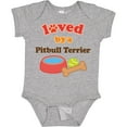 thumbnail image 3 of Inktastic Pitbull Terrier Loved by a (Dog Breed) Boys or Girls Baby Bodysuit, 3 of 5