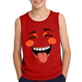 thumbnail image 3 of SGFCWSX Boys Tank Tops Sleeveless Crew Neck Casual Summer Print Daily Wear Beach Shirts for Kids Red Size 8 Years, 3 of 7